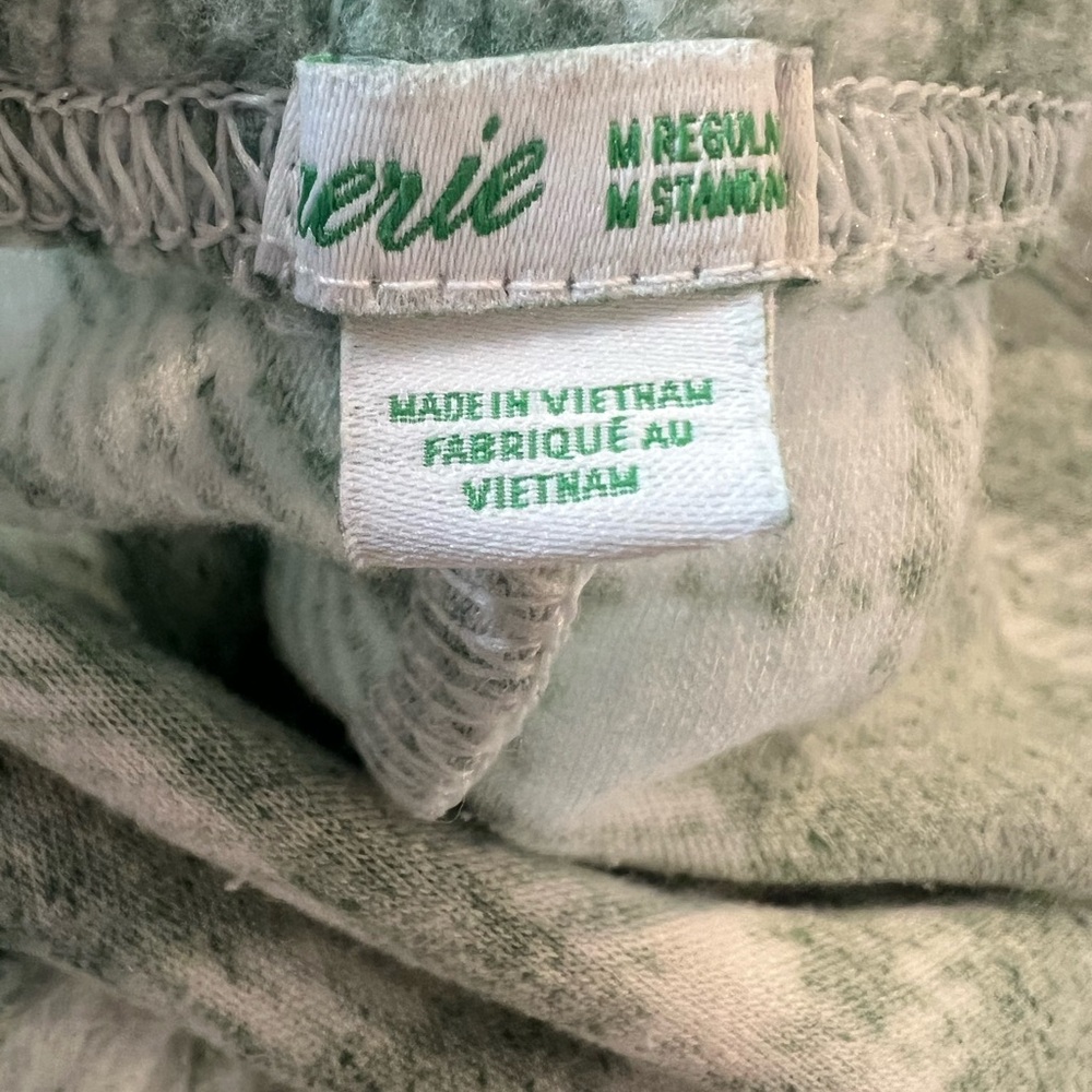 Aerie Snowed In Plaid Green Fleece Joggers PJ’s Pants Viscose Medium - Picture 12 of 12